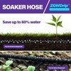 ZGWDrip Soaker Hose 150 FT,1/2 Inch Soaker Garden Hose with