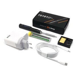 MINIWARE TS101 Soldering Iron Welding Machine BC2 Tips USB-C PD EU Plug Power Supply Kit Portable Digit 65W Fast Heating Temperature Adjustable 50-400°C
