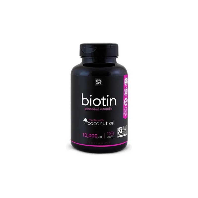 Biotina 10.000mcg X120 Caida Pelo Crecimiento Vitaminas