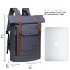 KAUKKO Chic & Stylish Rucksack for School, University, Work &