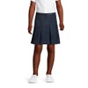 Lands' End Uniform Solid Box Pleat Skirt Above The Knee