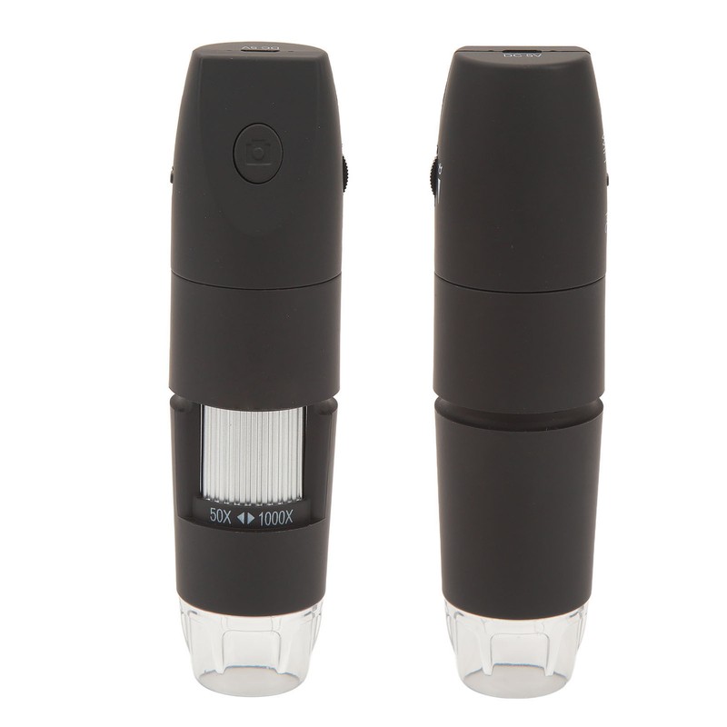 Handheld Electron Microscope 50X‑1000X 1920x1080P 8LED Lights USB Wifi Wireless