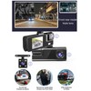 3 Channel Dash Cam Front and Rear, 1080P Full HD