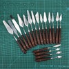 18Pcs Paint Scraper Knife Exquisite Plastic Handle Oil Painting Tool