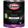 Glidden Interior Paint + Primer: White/Brandied Pears, One Coat, Eggshell,