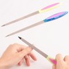 KAKASEA Double Sided File Metal Buffer Fingernails Toenails Manicure Files