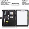 Vebon® Rome Writing Case A4 Large I Double Zip +