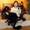 Simulation Black Scorpion Plush Toys Animal Dolls Stuffed Soft Real