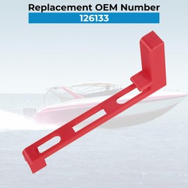 WIKIBB Lockout Shift Lever ABS Plastic Locking Shifter for Evinrude Johnson OMC and Volvo Hidden/Concealed Mount Control Boxes Shift Lever Neutral Lockout Replacement 0126133