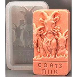 Goat Milk Silicone Mold SOAP Plaster Wax Resin Clay