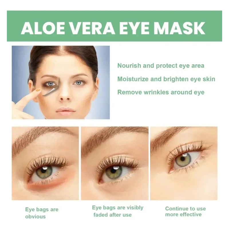 ! Desmaquillador De Ojos Con Aloe Vera Círculos Escuros .