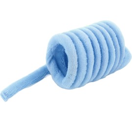 Kitten Toys, Cat Spring Toy, Chewable Improve Health Funny Cat Spring Toy Interactive Colorful Spring Plush Cat Toys for Cat Kittens(blue)
