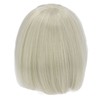 Doll Wig Short Straight Wig, Heat Resistant Doll Hair Wig