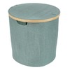 Foldable Bamboo Laundry Hamper with Lid - Decor Essentials for