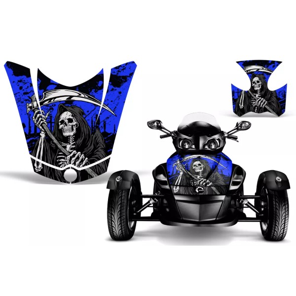 WD Graphic Decals Stickers for CanAm Spyder RS HOOD &