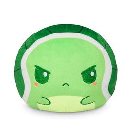 TeeTurtle 4" Reversible Turtle Plushie - Cute Kawaii Green - Soft Stuffed Animal