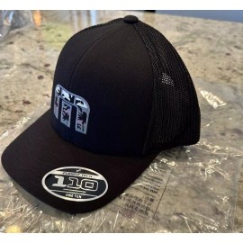 Travis Mathew NWT Travis Mathew Noisy Cricket Snapback Adjustable Hat Black Mesh Trucker Cap