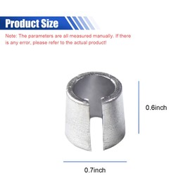 DUSCOKE Car Battery Post Shims, Pure Lead Anode Cathode Terminal Converter Adaptor, Positive & Negative Battery Terminal Post Sleeves, Universal Car Accessories for Most Vehicles (2PCS)