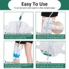 5 Pack 1000ml Leg Bag Urinary Drainage Bag with 18”