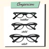 Hip Hop 50's Shop Kids Cat Eye Glasses (Child/Youth, Hot