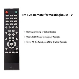 New RMT-24 Remote Control for Westinghouse TV DW39F1Y1 DW46F1Y2 DWM48F1Y1C WD32HB1120 Smart TV