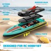 TOPCHOIC Brushless RC Boat 40+MPH, Remote Control Boats for Adults