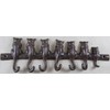 Iron Cat Key Rack with 7 Hooks