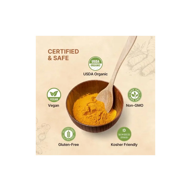 The Holly Tree Cúrcuma Orgánica En Polvo 500 G Para