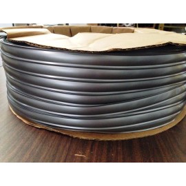 Brickyard Automotive 25 ft SILVER RV Marine Vinyl 7/8" Flat Insert Trim Mold Flexible Screw Cover