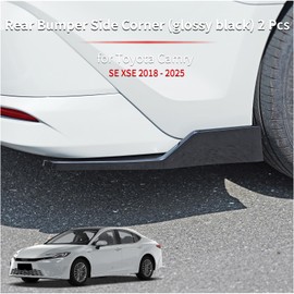 Axinda Car Rear Bumper Lip Diffuser Splitter Protector Fit for Toyota Camry SE XSE 2018 2019 2020 2021 2022 2023 2024 2025 (Not for LE/XLE Models), Rear Diffuser, Bumper Guards Protectors, 2 PCS