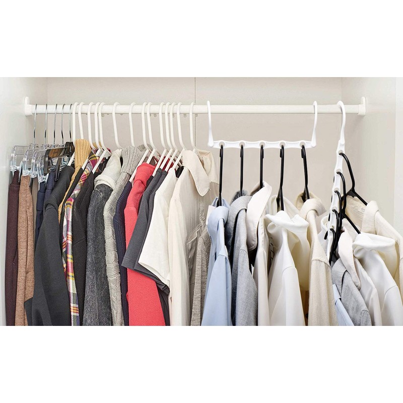 House Day Black Magic Clothes Hangers 10 Pack Space-Saving Clothes