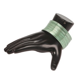 Touchstone Indian Bollywood Bangle Fashion Modern Style Attractive Textured Pistachio Color Thin Designer Jewelry Bracelets Bangles Bracelets 24pcs for Women No Gemstone, No Gemstone