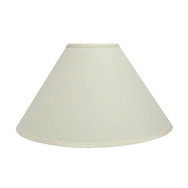 Aspen Creative 32204 Transitional Hardback Empire Shaped Spider Construction Lamp Shade in Off White, 19" wide (6" x 19" x 12")