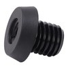 Alomejor Billiard Cue Rubber Bumper Pool Cue Block Butt Connected