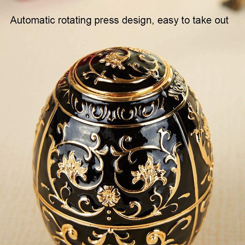 Toothpick Holder, Retro Toothpick Dispenser Automatic Pop Up Toothpick Box