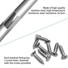 4Pcs 50mm Stair Handrail Connection Joint,Ultra-Thin 0.4mm Stainless Steel Expandable