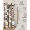 10 Tiers Vertical Shoe Rack, Narrow Shoe Tower, Tall Shoes