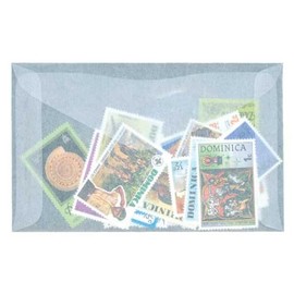 Generic Mystic Stamp Company 100 Glassine Envelopes (3 1/8""x 5 1/16""), Clear White