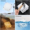 Pack of 2 Junction Boxes, Waterproof IP65, Electrical Junction Box,
