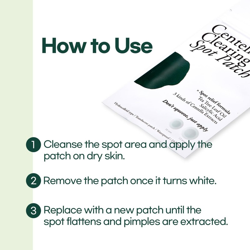 PETITFEE [PETITFEE]Centella Clearing Spot Patch (23 Patches)