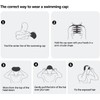 Whale Silicone Swim Cap - Waterproof, Non-Slip, High Elasticity -