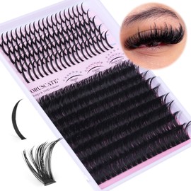 Lash Clusters 100D Long 12-20mm Lash Spikes Eyelash Clusters Volume Individual Lashes DIY Spiky Lash Extension Mega Cluster Eyelash Extensions Mink Strips Lashes Thick by CORUSCATE