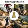 Runseaway 5Pcs Presta to Schrader Valve Adapter, Brass Presta Valve