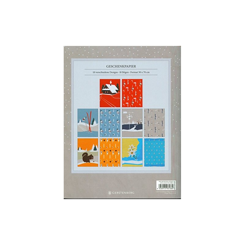 Hüttenzauber Geschenkpapier-Heft: 10 Bögen