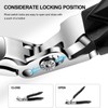 Angled Nail Clipper, Long Handle Toenail Clipper Cutters Nail Edge