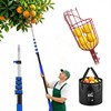 AgiiMan 28 Reach Fruit Picker with Telescopic Extension Pole and