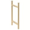 FramelessShowerHardware.com 8" Back to Back Ladder Pull Handle for Frameless