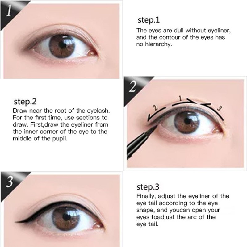 Professional Eye Makeup Set - 12 Color Eyeliner Pencil, Eyeshadow,