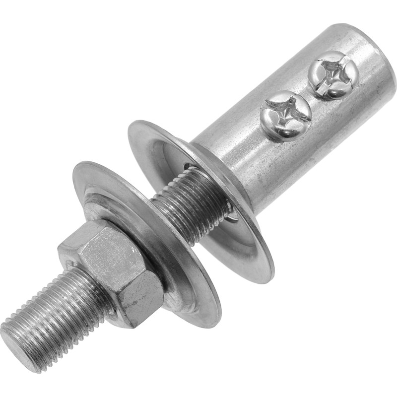 Generic 1/2" Motor Shaft Arbor Extension Grinder Polish Buffer, Aluminum
