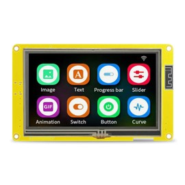 ESP32 S3 Display, QIQIAZI 4.3 Inch ESP32 Display WiFi Bluetooth Module, Touch Screen Resistive TFT ESP32 S3 TN Development Board, Compatible with Arduino/LVGL